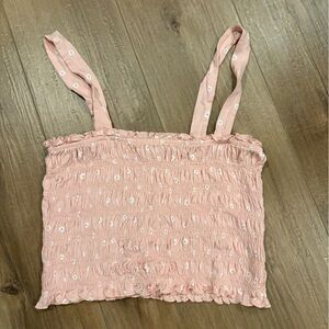 American Eagle Women’s Medium Pink Floral Tank